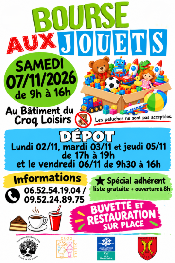 Croq'loisirs : Bourse aux jouets ?